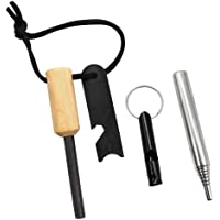 YGHH Iniciador de Fuego- Arrancador de Fuego- Encendedor Pedernal- Portátil Súper Ligero Kit Inicio de Fuego con…